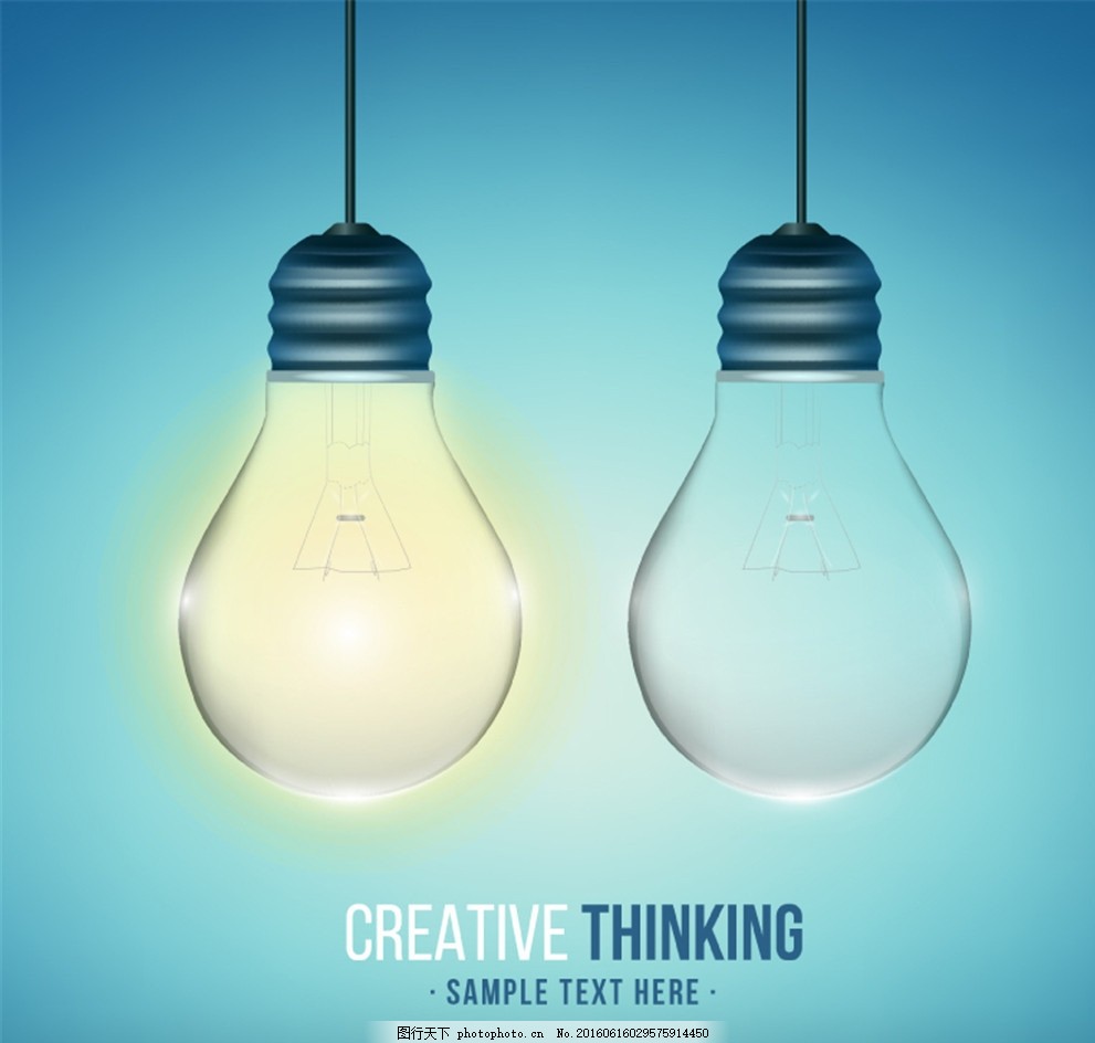 點(diǎn)亮創(chuàng)意 創(chuàng)新思維燈泡設(shè)計(jì)矢量素材的多樣應(yīng)用
